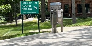 Drive-up drop box behind Building A 