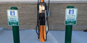 Public EV charger located at the Kane County Division of Transportation at 41W011 Burlington Rd, Campton Hills, IL 60175