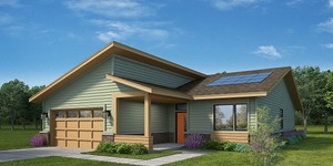 Rendering of design for Humanity Green Freedom subdivision