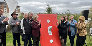 Kane County Board members 'Flip the Switch' on the new Solar Field at the Judicial Center Campus (see more photos below) 