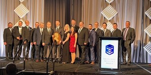 KDOT and partners accepting the Lincoln Grand Conceptor Award