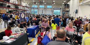 Crowd at the Kane County Sheriff's National Night Out in 2024
