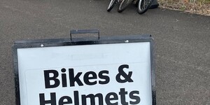 Bicycles collected during past recycling event 