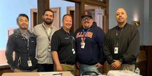 Staff members at the Kane County Veterans Assistance Commission in 2025