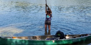 Jenni Schiavone paddled the full-length of the Fox River in September to promote river protection