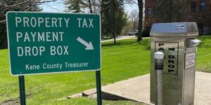 Property Tax Drop Box at Kane County Government Center